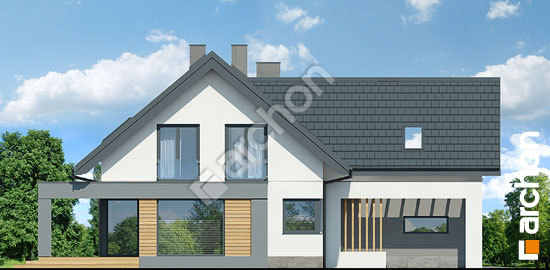 Боковой фасад Дом в яскерах (Г2)