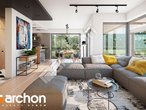 Проект будинку ARCHON+ Будинок в яскерах (Г2) денна зона (візуалізація 1 від 2)