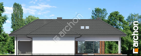 Боковой фасад Дом в розах 2 (Г)