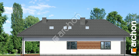 Боковой фасад Дом в розах 2 (Г)