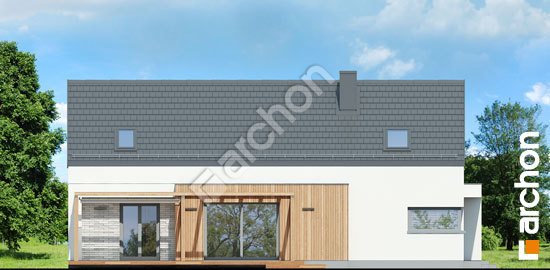 Боковой фасад Дом под сверками 3 вер. 2