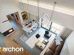 Проект дома ARCHON+ Дом под сверками 3 вер. 2 дневная зона (визуализация 1 вид 4)