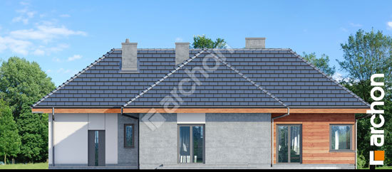 Дворовой фасад Дом в галах 2 (Г)