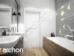 Проект будинку ARCHON+ Будинок в галах 2 (Г) візуалізація ванни (візуалізація 3 від 3)