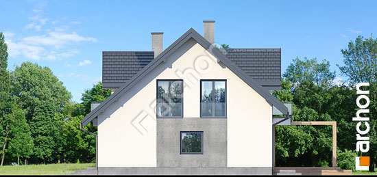 Бочний фасад Будинок в рододендронах 15 (Г2Н)