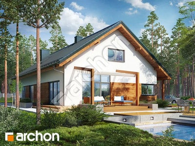 Проект дома ARCHON+ Дом в мекинтошах 5 (Г2) 