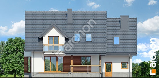 Дворовой фасад Дом в тамарисках 10 (Н)