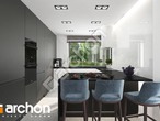 Проект дома ARCHON+ Вилла Миранда 5 (Г2) визуализация кухни 1 вид 1