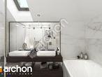 Проект дома ARCHON+ Вилла Миранда 5 (Г2) визуализация ванной (визуализация 3 вид 2)