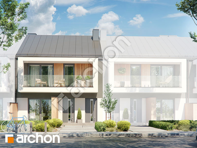 Проект будинку ARCHON+ Будинок при тракті (Р2С) Вид 1