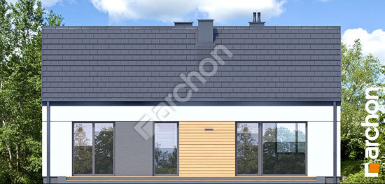 Дворовой фасад Дом в коручках 10