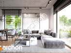 Проект будинку ARCHON+ Будинок в коручках 10 денна зона (візуалізація 1 від 7)
