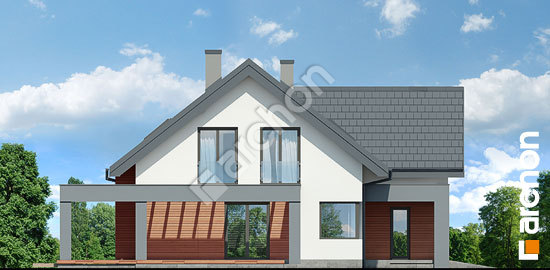 Боковой фасад Дом в альбициях 2 (Г2)