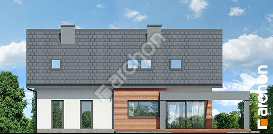 Дворовой фасад Дом в альбициях 2 (Г2)