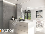 Проект дома ARCHON+ Дом в альбициях 2 (Г2) визуализация кухни 1 вид 2