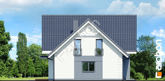 Бочний фасад Будинок в орлішках (Г2Е)