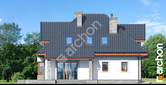 Дворовой фасад Дом в клеверках 5