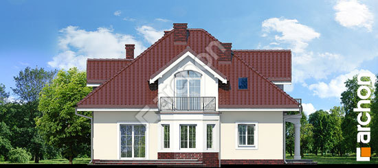 Бочний фасад Будинок в тим'яні 2