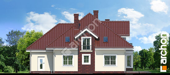 Дворовой фасад Дом в тимьяне 2