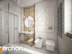 Проект будинку ARCHON+ Будинок у вівсянниці (Г) візуалізація ванни (візуалізація 3 від 2)