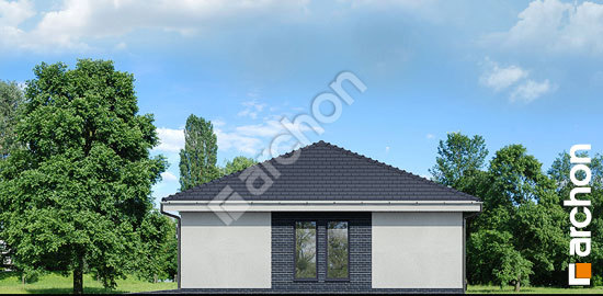 Бочний фасад Г31 - Двомісний гараж