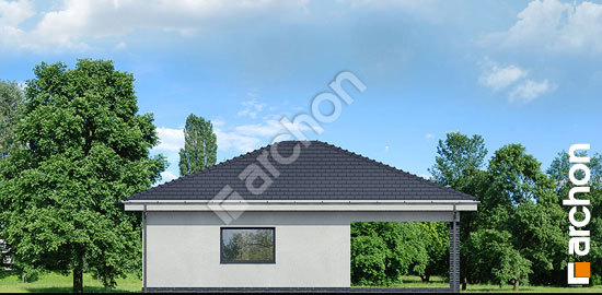 Дворовий фасад Г31 - Двомісний гараж