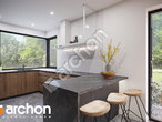 Проект будинку ARCHON+ Будинок в хакетіях 12 (ГЕ) візуалізація кухні 1 від 2