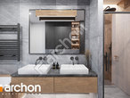 Проект дома ARCHON+ Дом в хакетиях 12 (ГЕ) визуализация ванной (визуализация 3 вид 3)