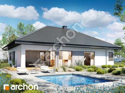 Проєкт будинку ARCHON+ Будинок в хакетіях 12 (ГЕ) 