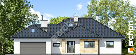 Передний фасад Дом в акебиях 5