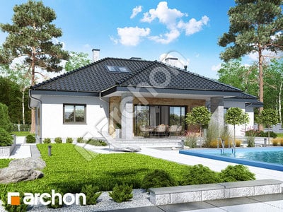 Проєкт будинку ARCHON+ Будинок в акебіях 5 