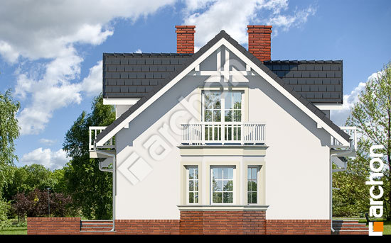 Боковой фасад Дом в рододендронах 15 вер.2