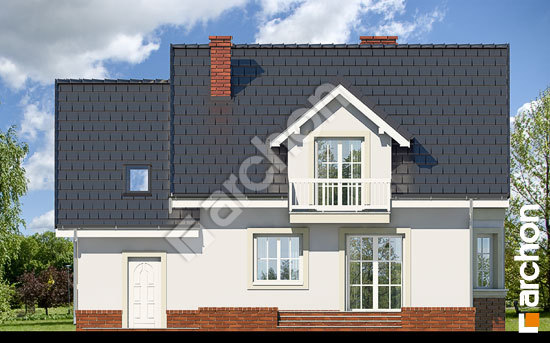 Дворовий фасад Будинок в рододендронах 15 вер.2