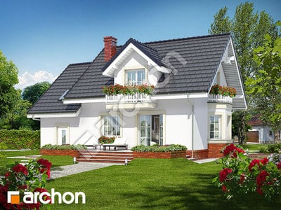 Проект будинку ARCHON+ Будинок в рододендронах 15 вер.2 Вид 2