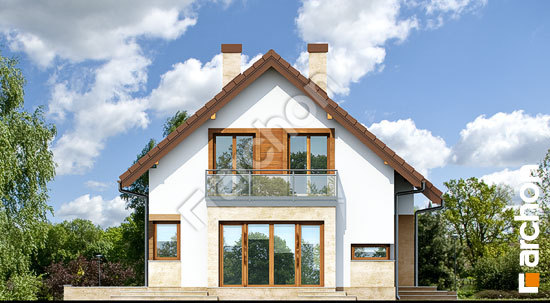 Боковой фасад Дом под магнолией вер. 2