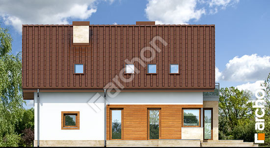 Дворовой фасад Дом под магнолией вер. 2