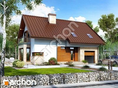 Проект дома ARCHON+ Дом под магнолией вер. 2 