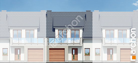 Передній фасад Будинок в клематисах 20 (СА) вер. 2