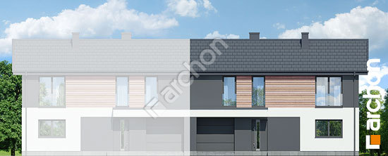 Передний фасад Дом в иберисах (ГБ)