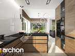 Проект дома ARCHON+ Вилла Миранда 9 (Г2) визуализация кухни 1 вид 2