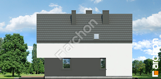 Бочний фасад Будинок в малинівці 36