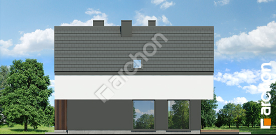 Боковой фасад Дом в малиновках 36