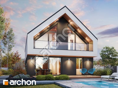 Проєкт будинку ARCHON+ Будинок в малинівці 36