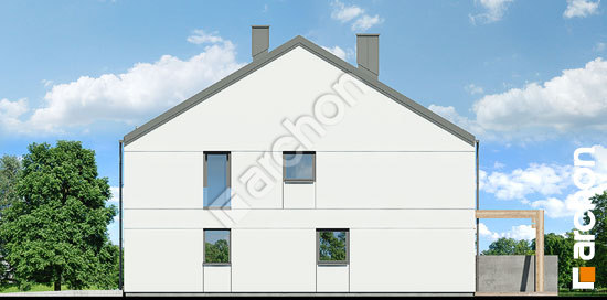 Бочний фасад Будинок під гінко 12 (ГБ)