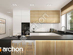 Проект дома ARCHON+ Дом под гинко 12 (ГБ) визуализация кухни 1 вид 1