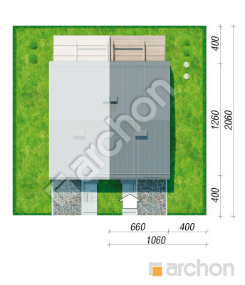Проєкт будинку ARCHON+ Будинок під гінко 12 (ГБ) Ситуація