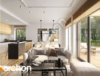 Проект будинку ARCHON+ Будинок під гінко 12 (ГБ) денна зона (візуалізація 1 від 3)