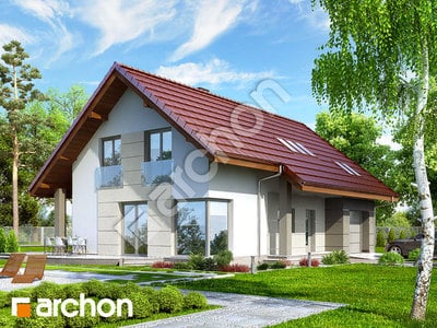 Проєкт будинку ARCHON+ Будинок у вістерії 2 вер. 2 