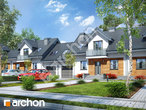 Проект будинку ARCHON+ Будинок у перлівці (СН) візуалізація усіх сегментів