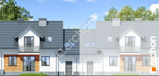 Дворовий фасад Будинок у перлівці (СН)